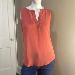 Loft Outlet Women's Sleeveless Top in Coral